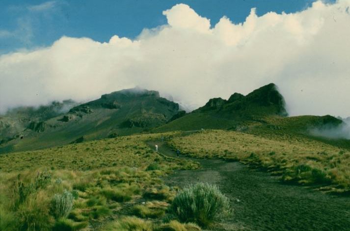Popocatepetl im Bereich der Basisstation auf knapp 4000m